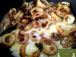sri lankan style squid curry y