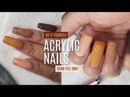 how to do acrylic nails without a drill