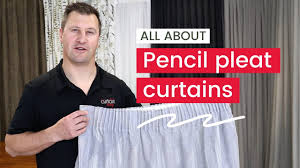 pencil pleat curtains pleat types