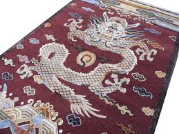 dragon carpet imperial silk china hand