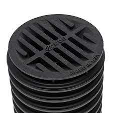 4 in plastic round drainage grate in