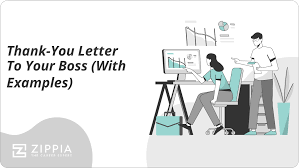 thank you letter to your boss with