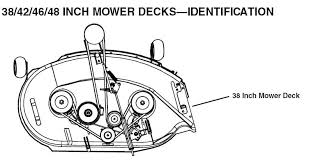 mower deck belt on a deere lt133