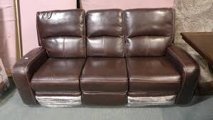 a zach brown leather 3 seater manwah