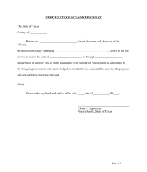 free 10 notary acknowledgment forms in