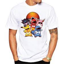 Buy Pokemon Go Men T shirt Fashion Go Poke Rangers t shirts Pokemon Printed  Tops Short Sleeve at affordable prices — free shipping, real reviews with  photos — Joom