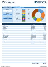 Download A Free Party Budget Worksheet Which Helps To Calculate And