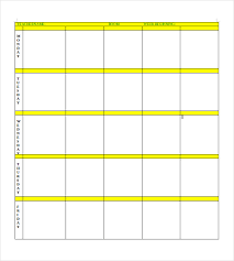Blank Lesson Plan Template 16 Free Pdf Excel Word