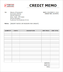 Credit Memo Templates 12 Free Word Excel Pdf Documents Download