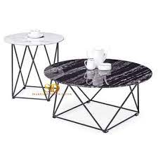 Black Marble Coffee Table Side Tables