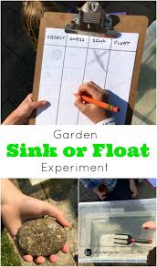 garden sink or float activity the