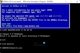 run old dos programs in windows 11