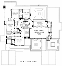 Two Story Spanish House Plan Plan 9725