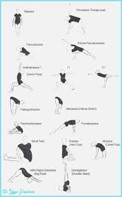 Yoga Pose Chart Printable Bedowntowndaytona Com