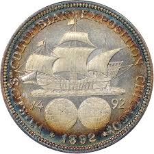 1893 Columbian 50c Ms Silver Commemoratives Ngc