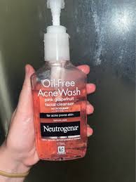 acne pink gfruit cleanser
