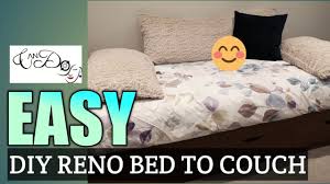 twin bed a day couch easy diy project