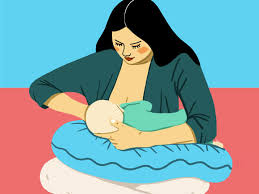 Afbeeldingsresultaat voor beste houding borstvoeding
