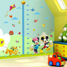 Details About Cartoon Minnie Mickey Mouse Growth Chart Height Measure Kids Baby Nursery