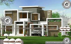 Flat Roof House Designs With 2 Floor
