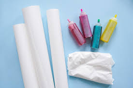 how to dye wrapping paper handmade