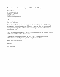 Job Acceptance Letter Under Fontanacountryinn Com