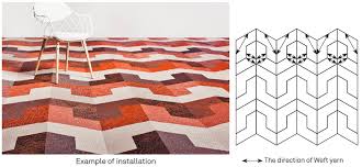 wing carpet tile by bolon studio