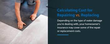 repair or replace water damaged floors