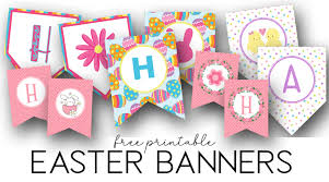 free happy easter banner simply love
