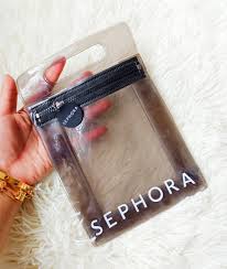 sephora transpa pouch bag limited