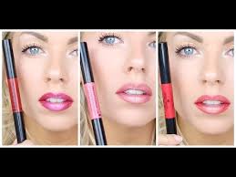 lip swatches easy ombre tutorial