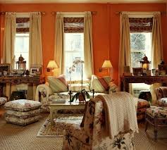 Shades Of Orange Paint And Furnishings