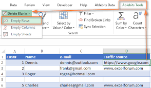 3 ways to remove blank rows in excel