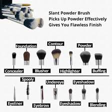 vinaura pro makeup brush set 16