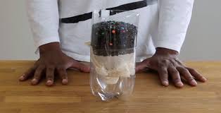 water filter as a science experiment