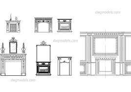 Page 7 Fireplace Fronts Cad Blocks