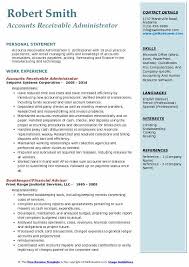 Accounts Receivable Administrator Resume Samples Qwikresume
