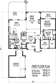 Basement House Plans Floor Plan 4 Bedroom