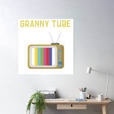 Granny Tube Poster for Sale by WorldPrintTees | Redbubble