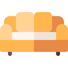 Couch Basic Rounded Flat Icon
