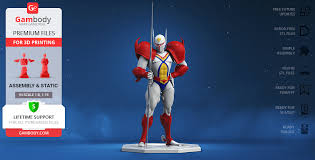 Click on images to download anime figure miniature stl files for your 3d printer. Gambody Stl Files Of Tekkaman For 3d Printer