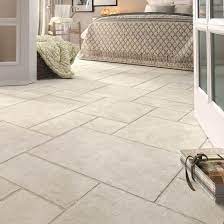 white stone effect floor tiles for
