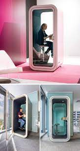 A collection of plays for building soundproof vocal booths at home as a diy'er and which plans work for different situations. These Soundproof Phone Booths And Meeting Pods Are Designed To Be Secluded Spaces For Open Offices Open Office Design Sound Proofing Office Pods