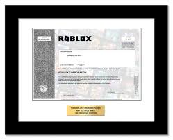 one share of roblox stock as a gift