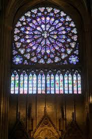 Rose Stained Glass Window Of Notre Dame