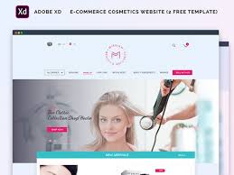 e commerce cosmetics template