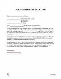 free job counter offer letter for