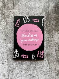 personalized makeup notebook stay noted