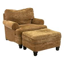 berhardt oversized chair and ottoman in