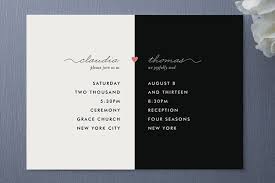 Keep It Simple Chic With Black White Invitations And Stand Out